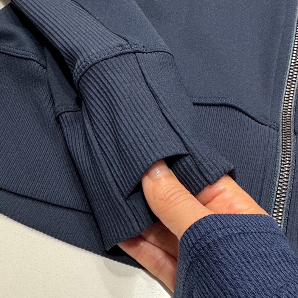 lululemon athletica Navy Zip-Up Jacket - Picture 4 of 12